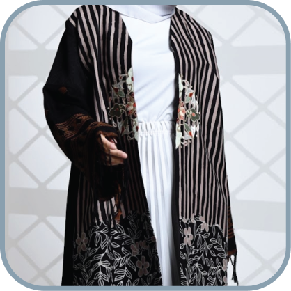 Outer Batik Bordir Arabesque